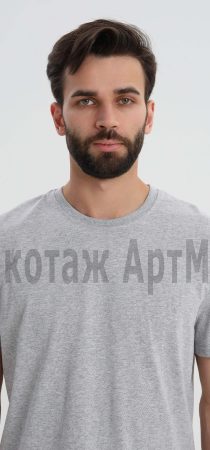Футболка серая